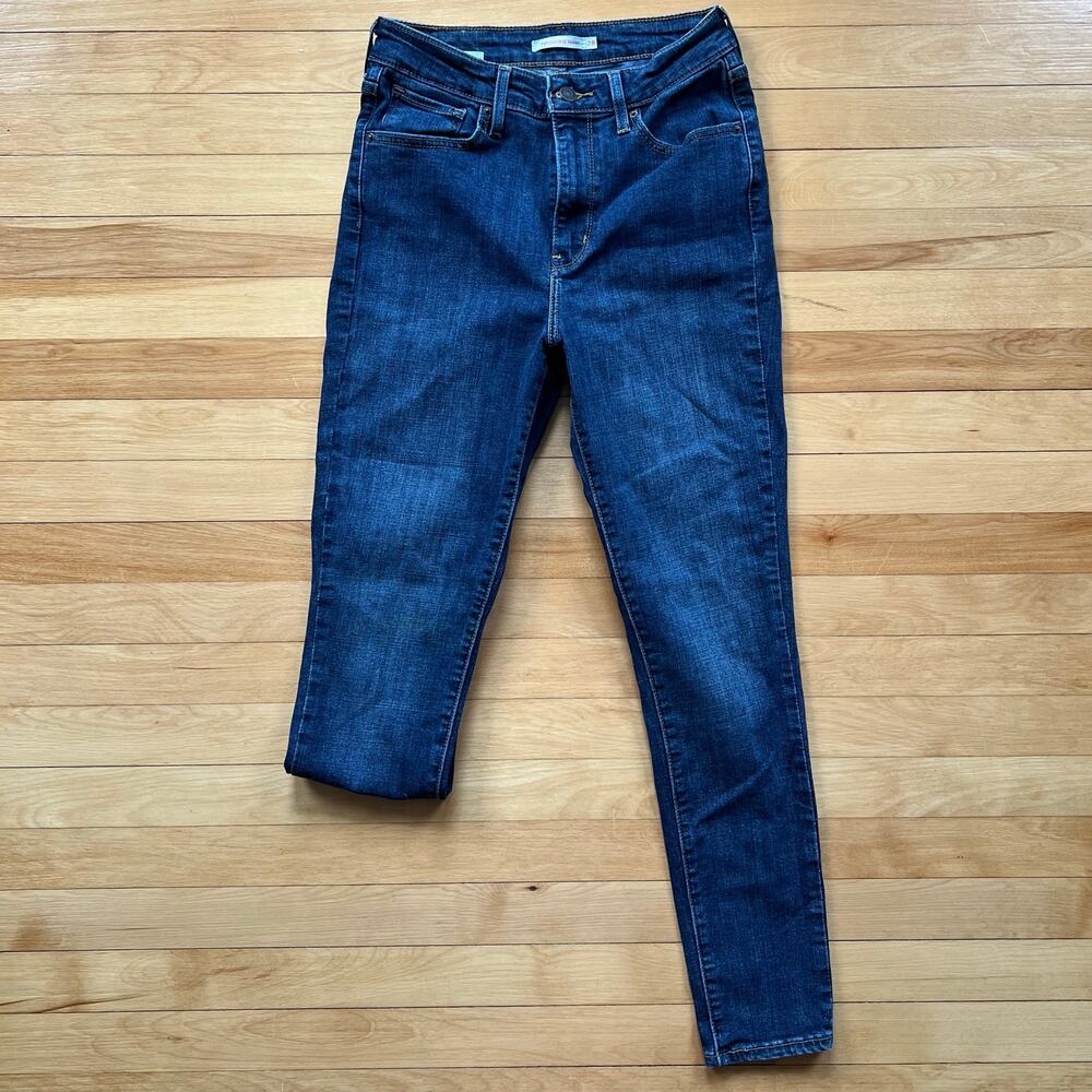 Levi Strauss Skinny Jeans Womens Size 28X28 Denim Casual Blue NWOT